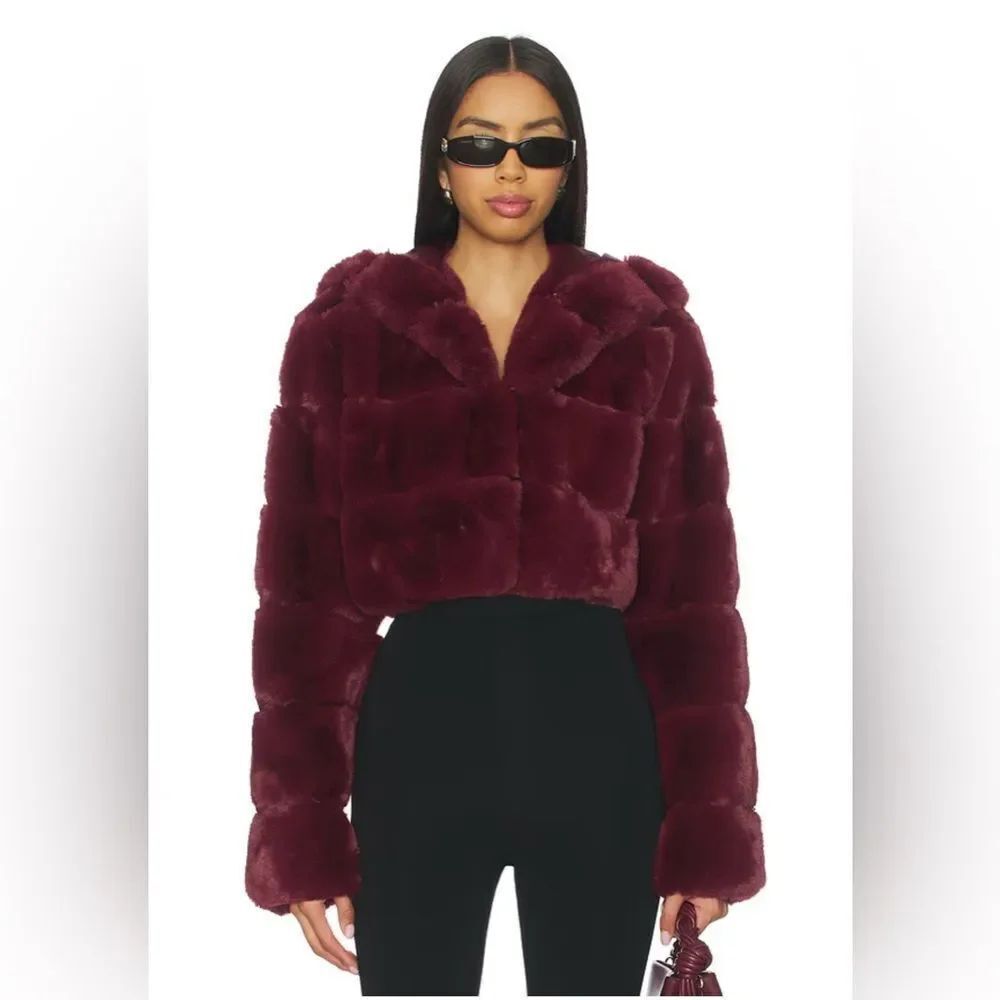 NBD Kira Jacket in Oxblood